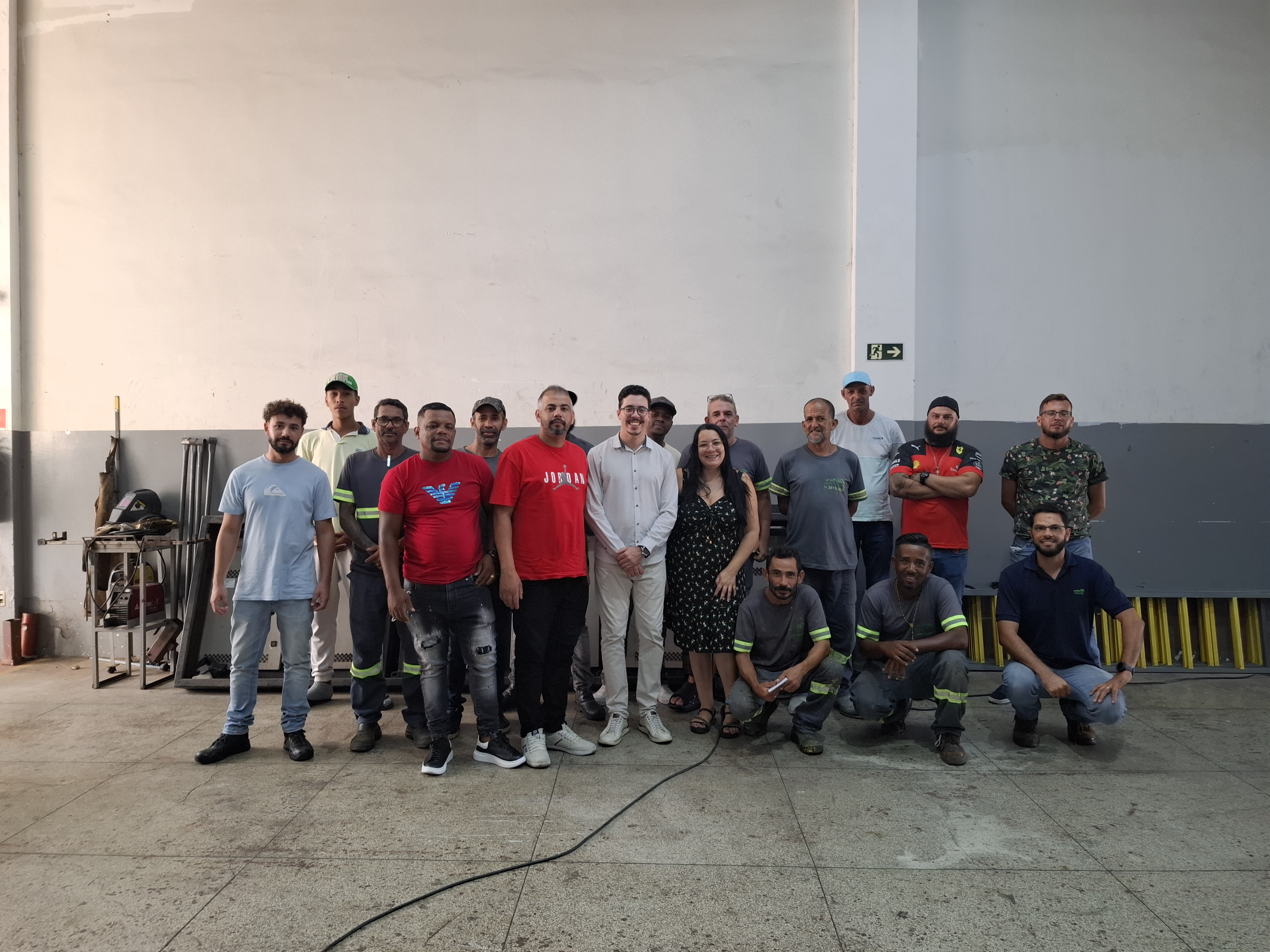 Equipe participante de treinamento realizado pela GWS